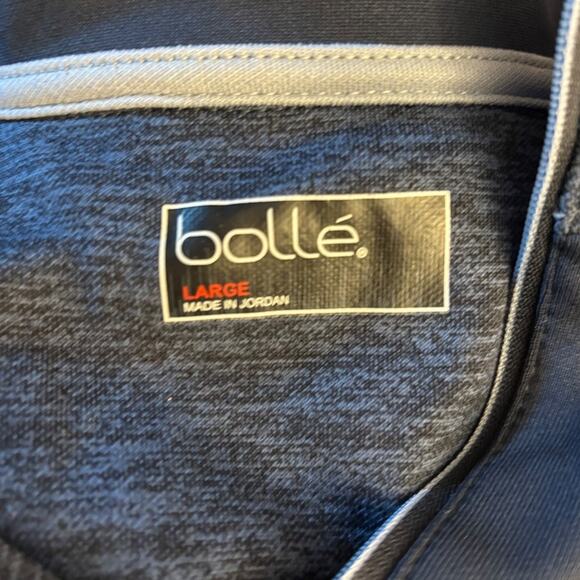 Bollé Mens Performance 1/4 Zip Long Sleeve Pullover Blue - Size Large - Picture 4 of 5